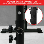 Height-Adjustable Dip Bars Pair Load Capacity 200Kg Separated Type