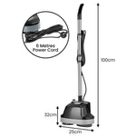 Hauskeeper Gen2 5-In-1 Black Electric Floor Polisher Hard Waxer
