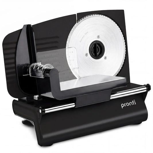 Pronti Electric Meat Slicer- Food Cheese Processor Vegetable Kitchen Deli