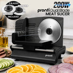 Pronti Electric Meat Slicer- Food Cheese Processor Vegetable Kitchen Deli