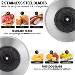 Pronti Electric Meat Slicer- Food Cheese Processor Vegetable Kitchen Deli
