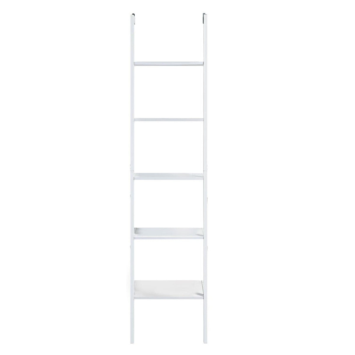 White 5 Tier Shelf Unit 45x45x190cm