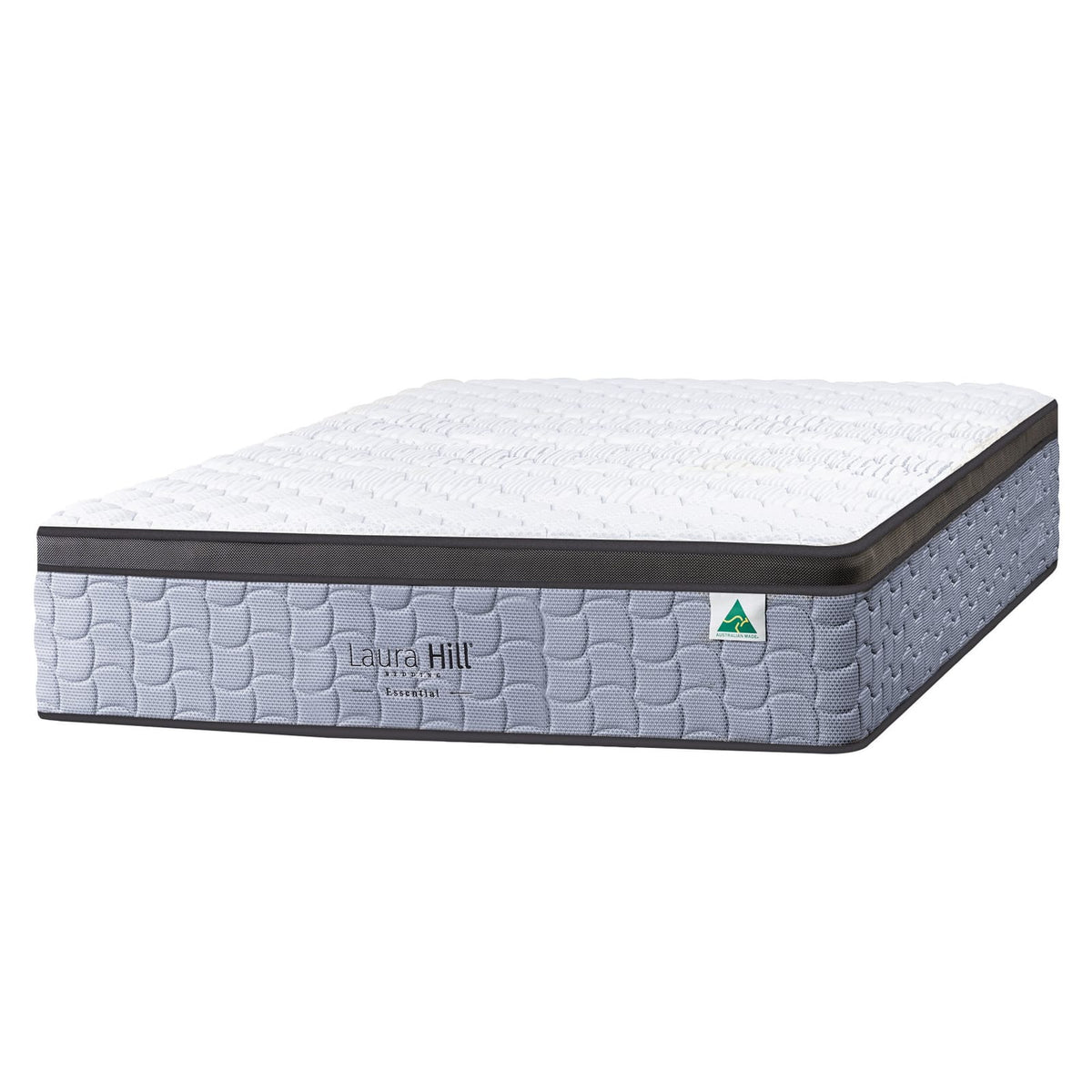Laura Hill Essential Australian Made Double Premium mattress 138x188x32cm, side view