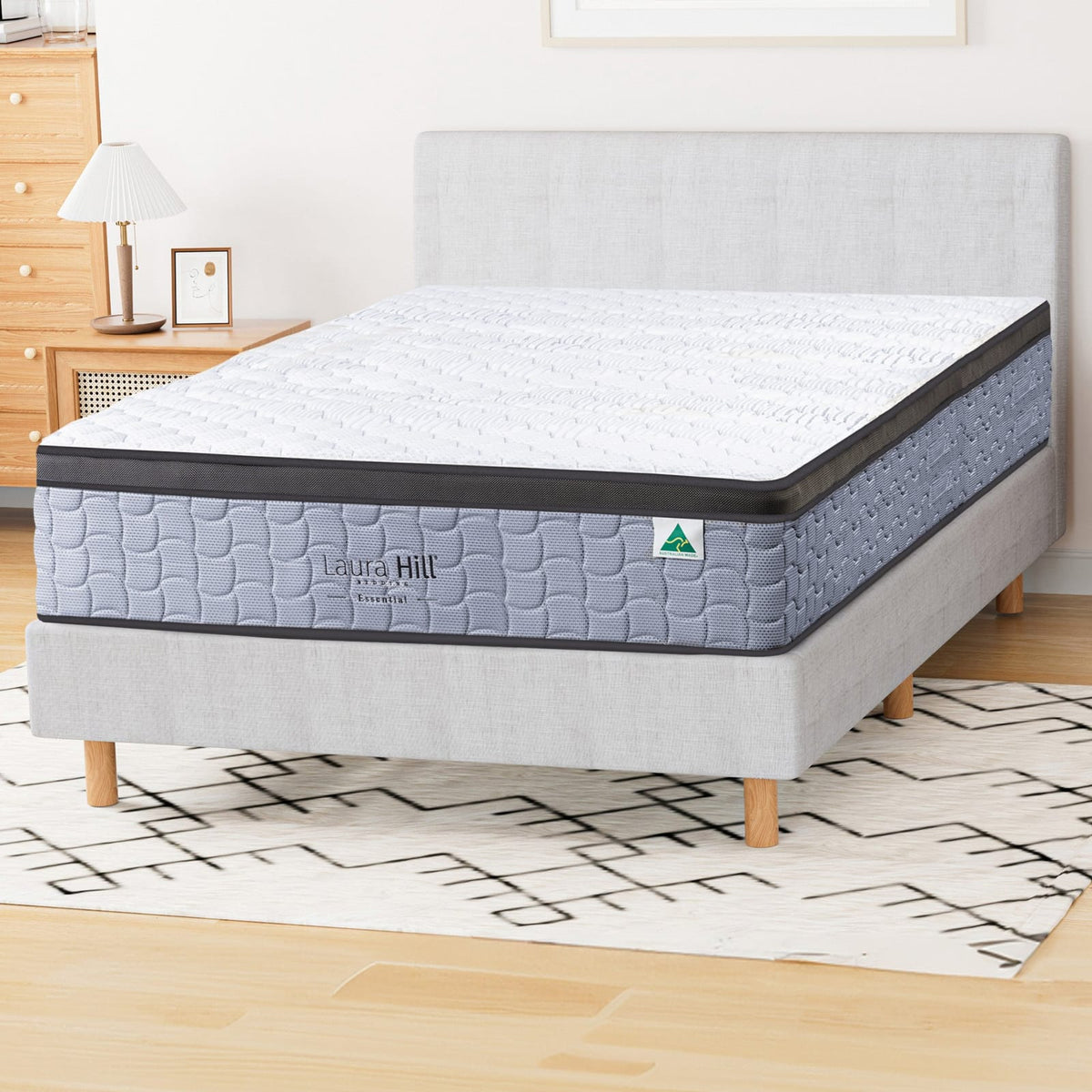 Laura Hill Essential Australian Made Double Premium mattress 138x188x32cm, view 9