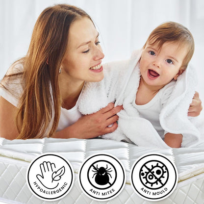 Queen Mattress Pillow Top Pocket Spring