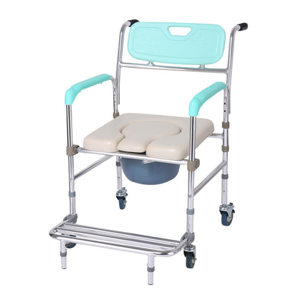 Commode Chair With Footrest 81x57.5x92cm
