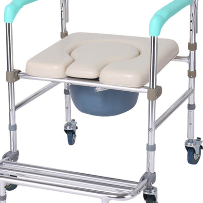 Commode Chair With Footrest 81x57.5x92cm