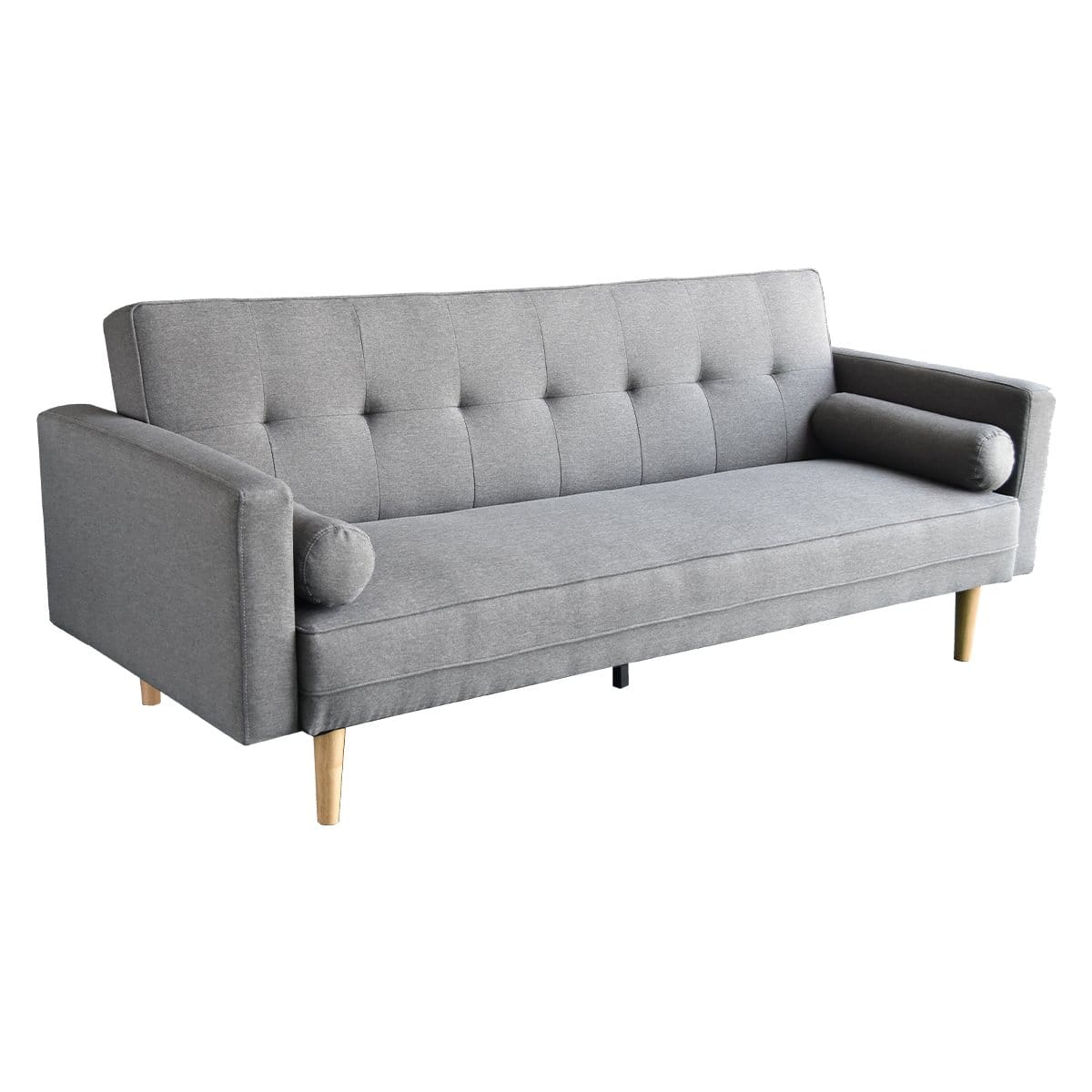 Grey Sofa Bed Lounge 214x88x83cm