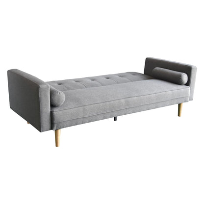 Grey Sofa Bed Lounge 214x88x83cm