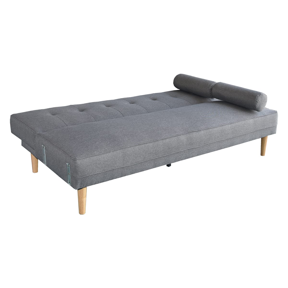 Grey Sofa Bed Lounge 214x88x83cm