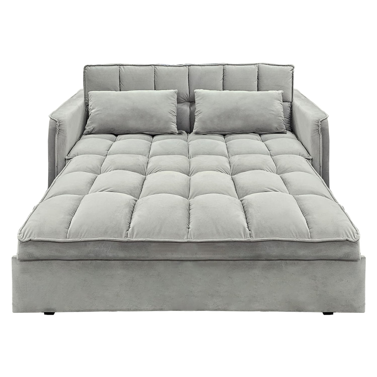 Grey sofa bed 135x95x76cm, view 6