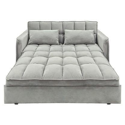 Grey sofa bed 135x95x76cm, view 6