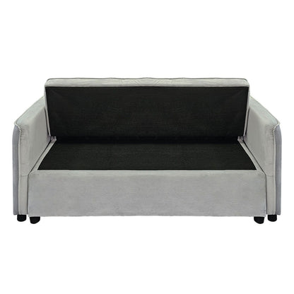 Grey sofa bed 135x95x76cm, view 7