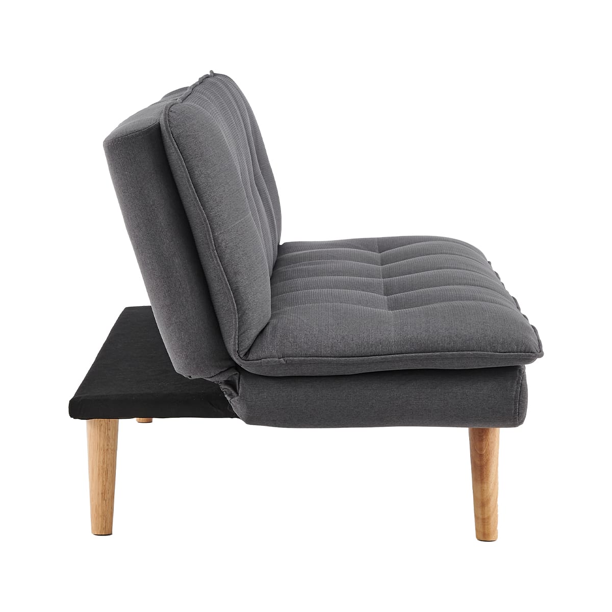 Grey Linen Sofa Bed Lounge 180x80x70cm