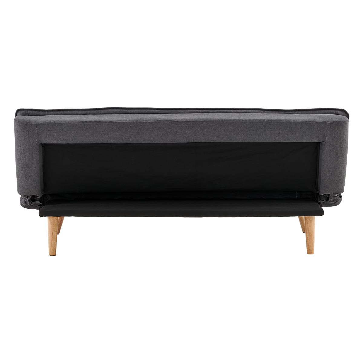 Grey Linen Sofa Bed Lounge 180x80x70cm