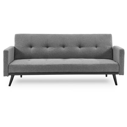 Grey 3-Seater Sofa Bed