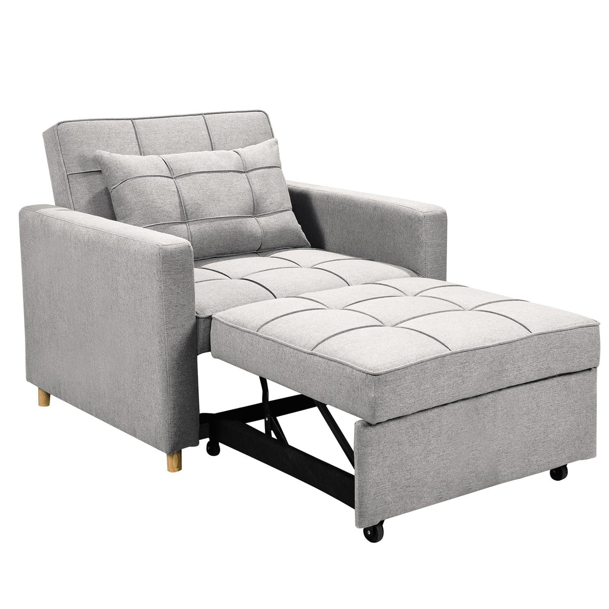 Grey sofa 101x98x88cm, view 6