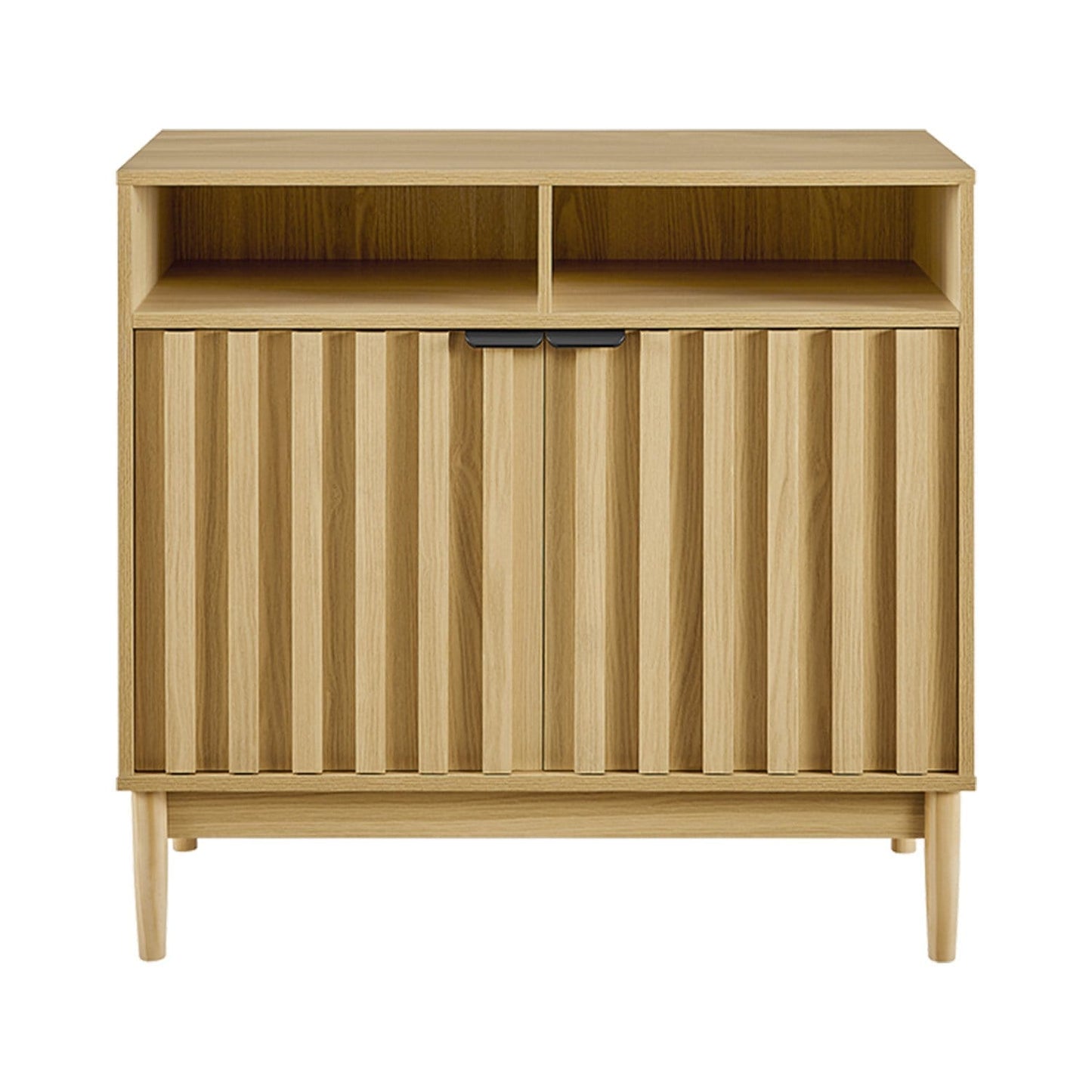 Natural Wood Sideboard Cabinet 88x40x82.5cm