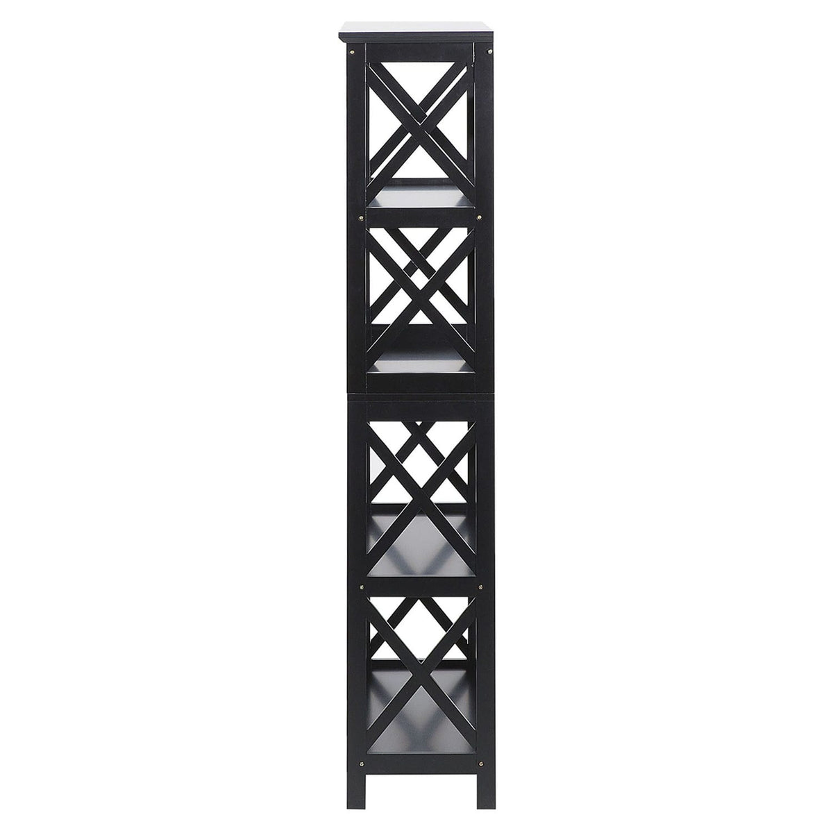 5 Tier Bookcase Modern 80x30x152cm