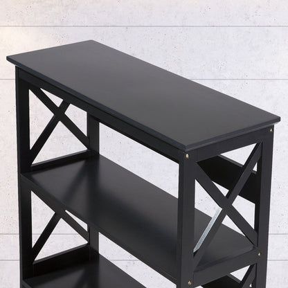 5 Tier Bookcase Modern 80x30x152cm