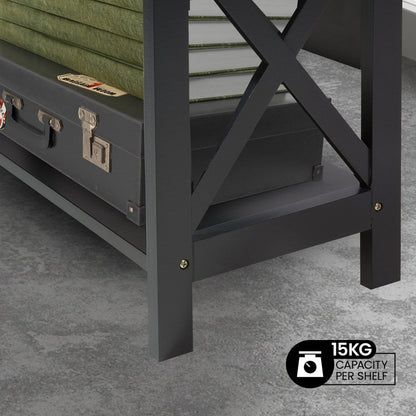 5 Tier Bookcase Modern 80x30x152cm