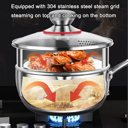 Premium 316 Stainless Steel Non-Stick 22Cm Milk Pot With Double-Sided