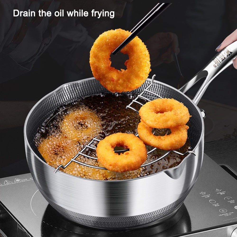 Premium 316 Stainless Steel Non-Stick 22Cm Milk Pot With Double-Sided
