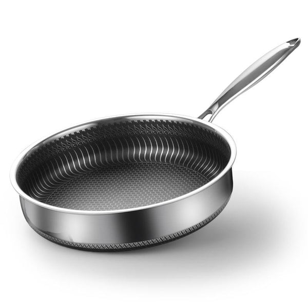  316 Stainless Steel Frying Pan Non-Stick Cooking Cookware 32Cm Without Lid