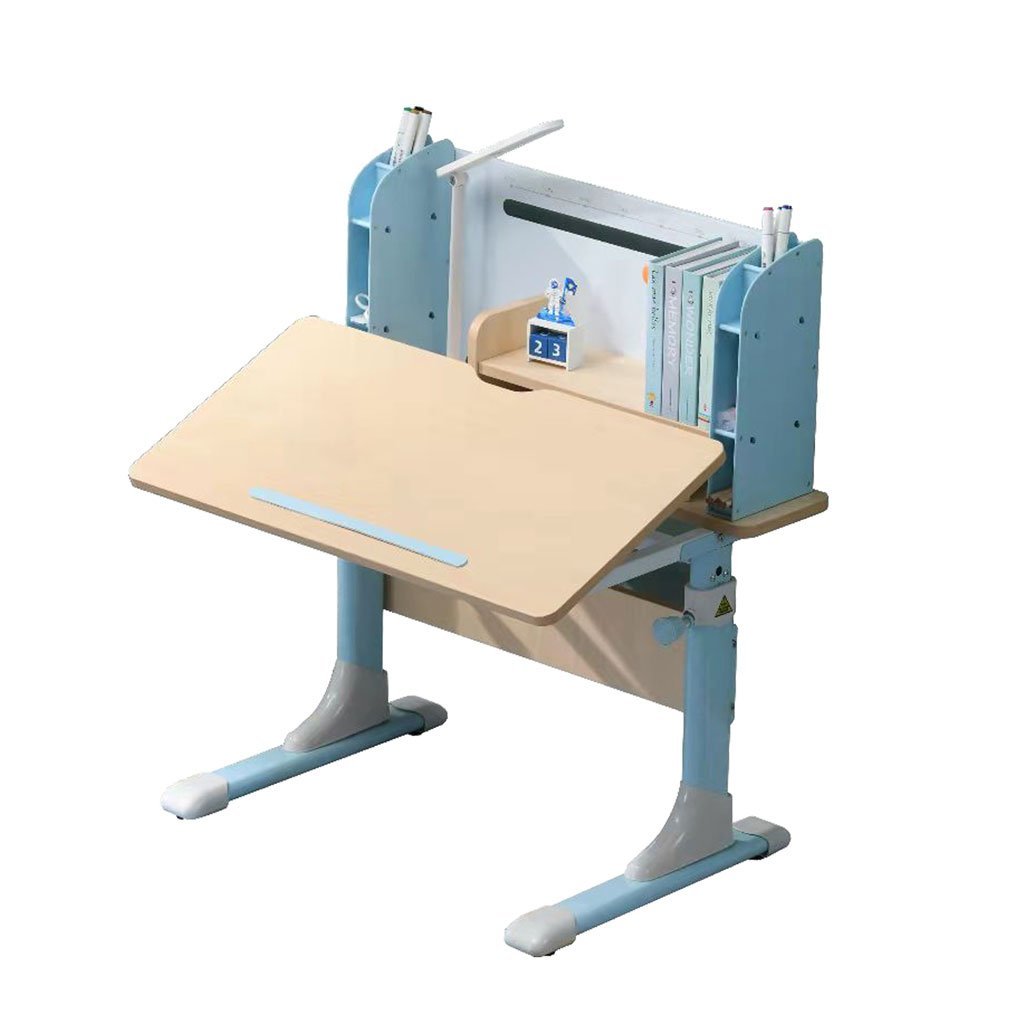 Height Adjustable Children Kids Ergonomic Study Desk Chair Set 80Cm Blue Au - 86×69×15cm