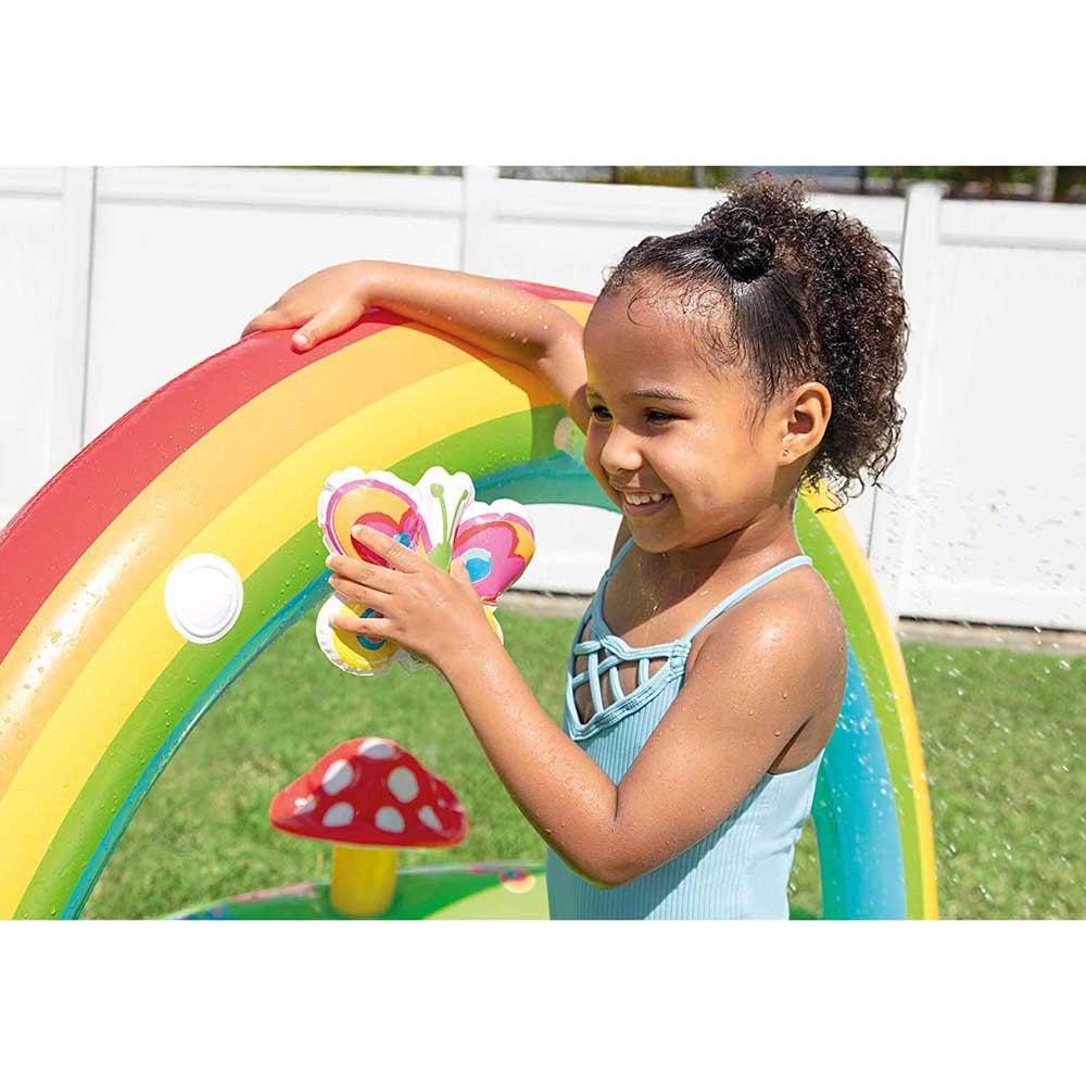 Colorful Inflatable My Garden Water Filled Play Center With Slide 57154Np