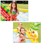 Fun'N Fruity Inflatable Play Centre Paddling Pool & Water Slide 57158Ep