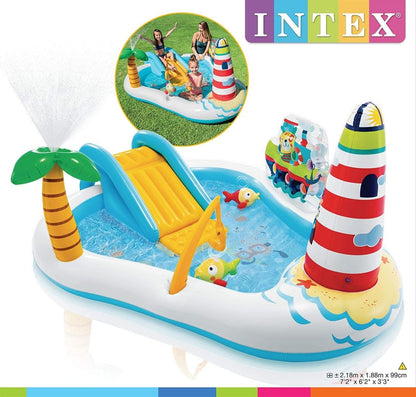 Fishing Fun Play Center Inflatable Kiddie Pool 57162Np
