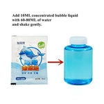Electric Bubble Gun Machine Soap Kids Adults Summer Outdoor Playtime Toy Blue