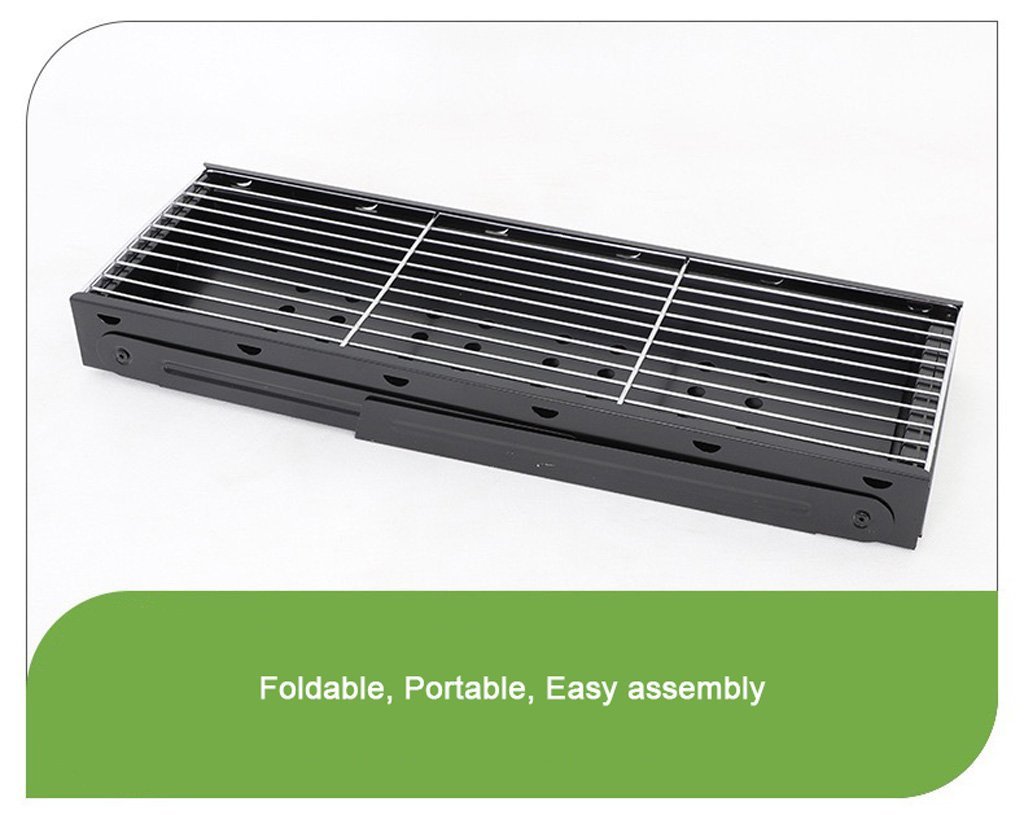 Foldable Portable Bbq Charcoal Grill Barbecue Camping Hibachi Picnic Small