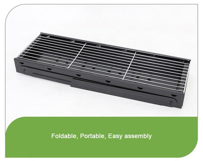 Foldable Portable Bbq Charcoal Grill Barbecue Camping Hibachi Picnic Small