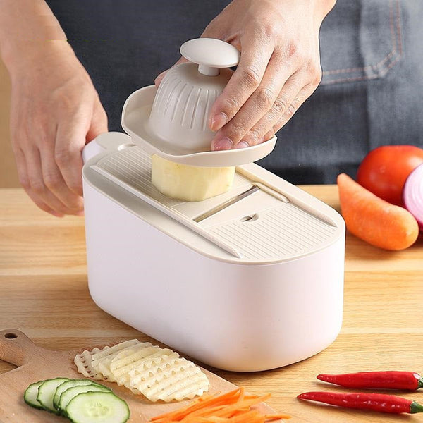  Vegetable Chopper Spiralizer & Slicer - Karki Home Use Cutter