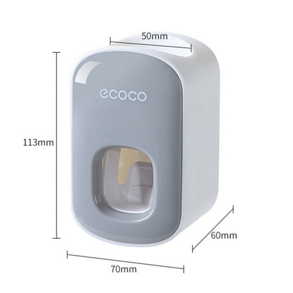 Wall Mount Automatic Toothpaste Dispenser - Grey