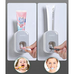 Wall Mount Automatic Toothpaste Dispenser - Grey