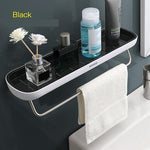 Bathroom Shelves Organizer Home Towel Shelf Rack With Towel Bar Storage Rack 2Xtape