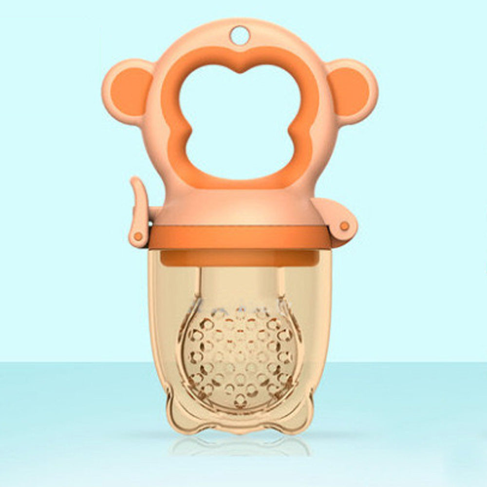 Newborn Baby Food Nipple Feeder Pacifier - Blue, Large
