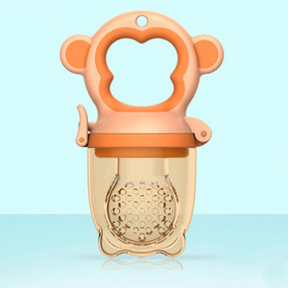 Newborn Baby Food Nipple Feeder Pacifier - Blue, Large