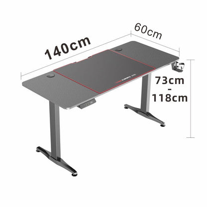 Gaming Standing Desk Home Office Lift Electric Height Adjustable
