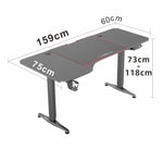 Gaming Standing Desk Home Office Lift Electric Height Adjustable Sit Motorized