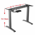 Gaming Standing Desk Office Lift Electric Height Adjustable Sit To Stand Motorized Desk