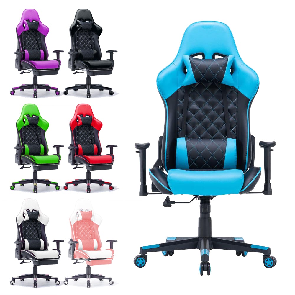 Ergonomic Racing Gaming Chair - Black