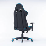 Gaming Chair Ergonomic Racing Chair Reclining Gaming Seat 3D Armrest Footrest White Black