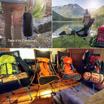 Camping Chair Folding High Back Backpacking Chair With Headrest