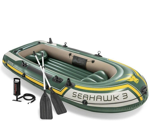  Seahawk 3 Person Inflatable Boat Fishing Boat Raft Set 68380Np Au