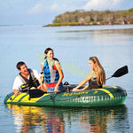 Seahawk 3 Person Inflatable Boat Fishing Boat Raft Set 68380Np Au