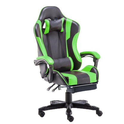 Gaming Chair Executive Racer Recliner - Large, Blue
